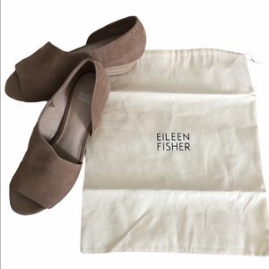 Eileen Fisher Fig Suede Sandal
